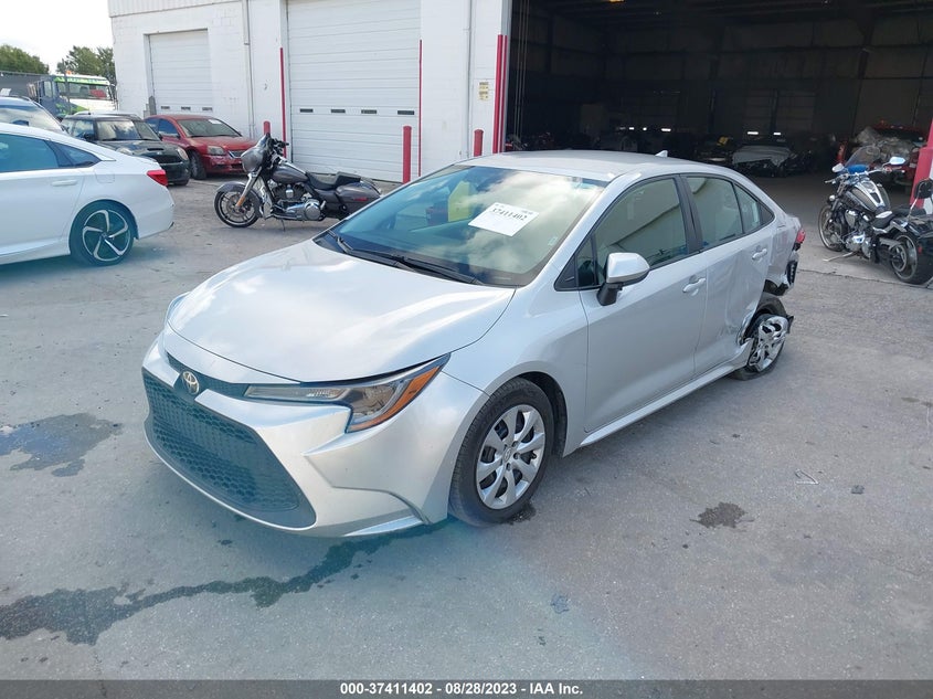 VIN 5YFEPMAEXMP200074 2021 TOYOTA COROLLA LE