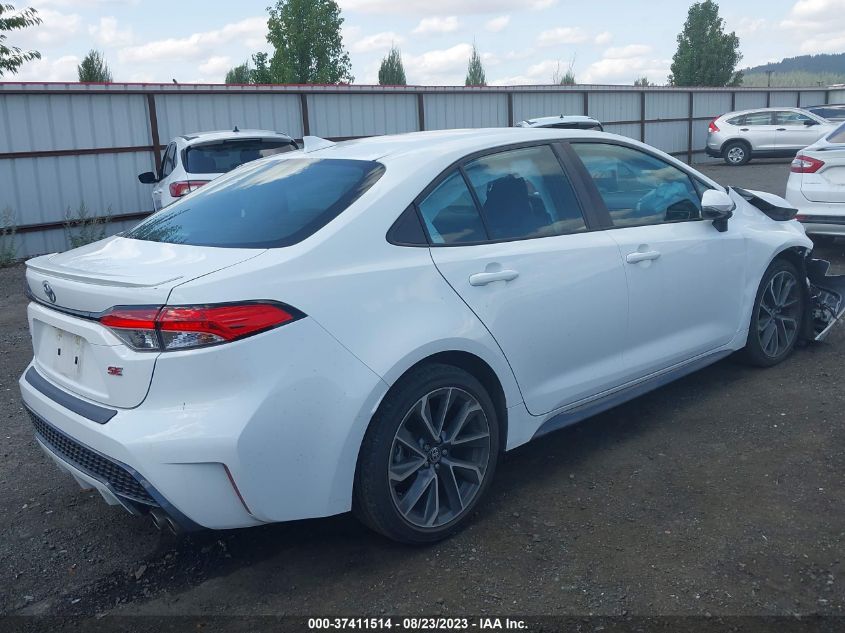 2020 TOYOTA COROLLA SE/NIGHTSHADE - 5YFS4RCE6LP012446