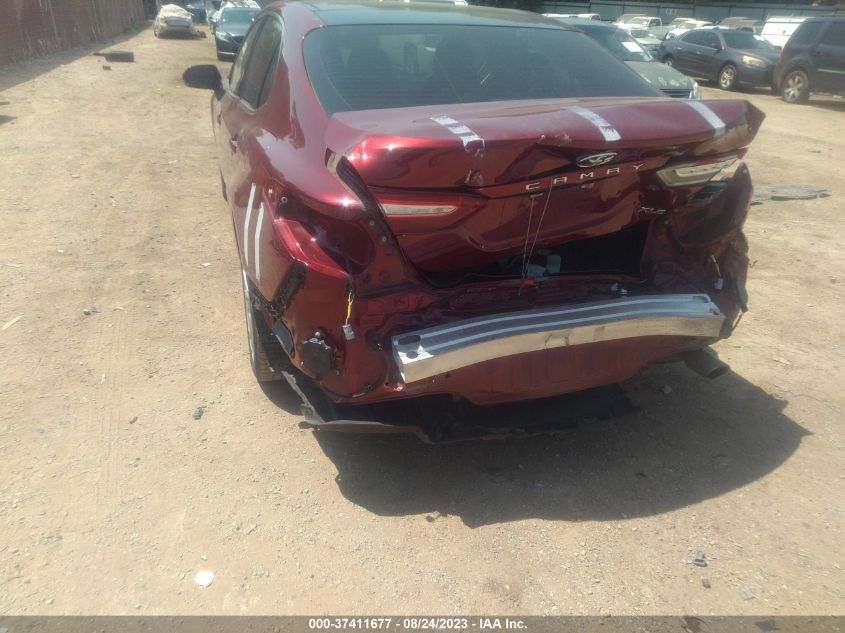 2018 TOYOTA CAMRY LE/SE/XLE/L - 4T1B11HK2JU518280
