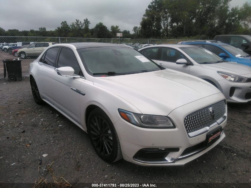 2017 LINCOLN CONTINENTAL SELECT - 1LN6L9TK9H5616583