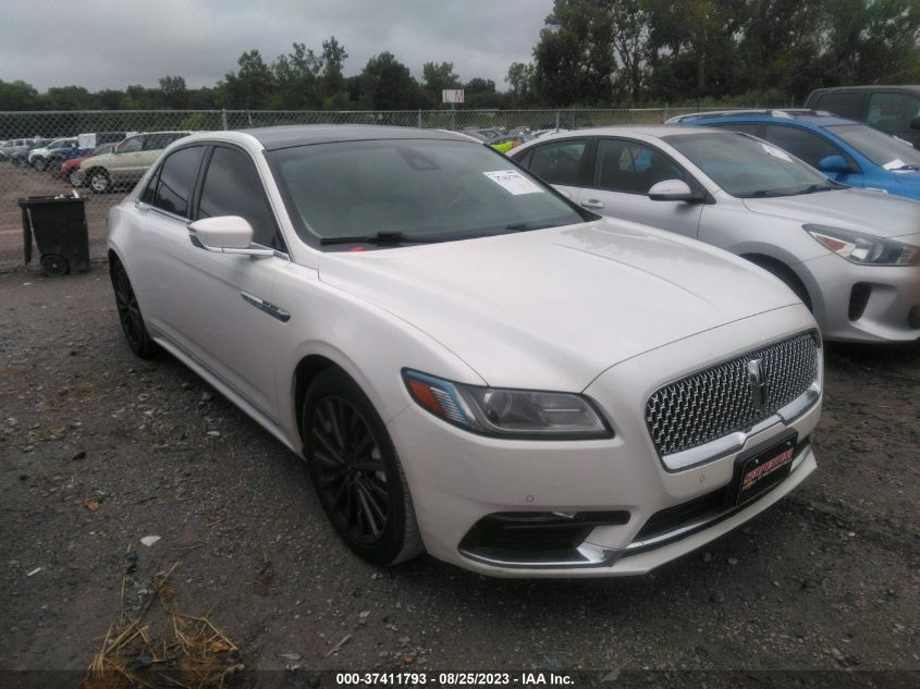 2017 LINCOLN CONTINENTAL SELECT - 1LN6L9TK9H5616583