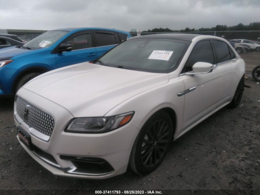 2017 LINCOLN CONTINENTAL SELECT - 1LN6L9TK9H5616583