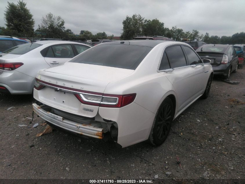 2017 LINCOLN CONTINENTAL SELECT - 1LN6L9TK9H5616583