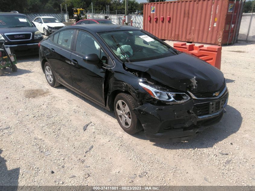 Lot #2525412587 2017 CHEVROLET CRUZE LS AUTO salvage car