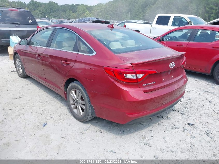 2016 HYUNDAI SONATA 2.4L SE - 5NPE24AF7GH389226
