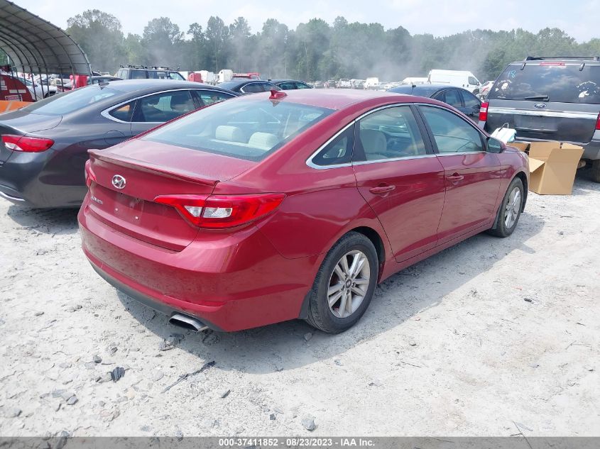 2016 HYUNDAI SONATA 2.4L SE - 5NPE24AF7GH389226