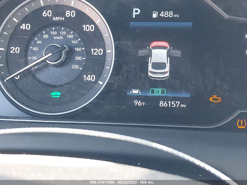 2020 HYUNDAI IONIQ HYBRID BLUE - KMHC65LC3LU225939