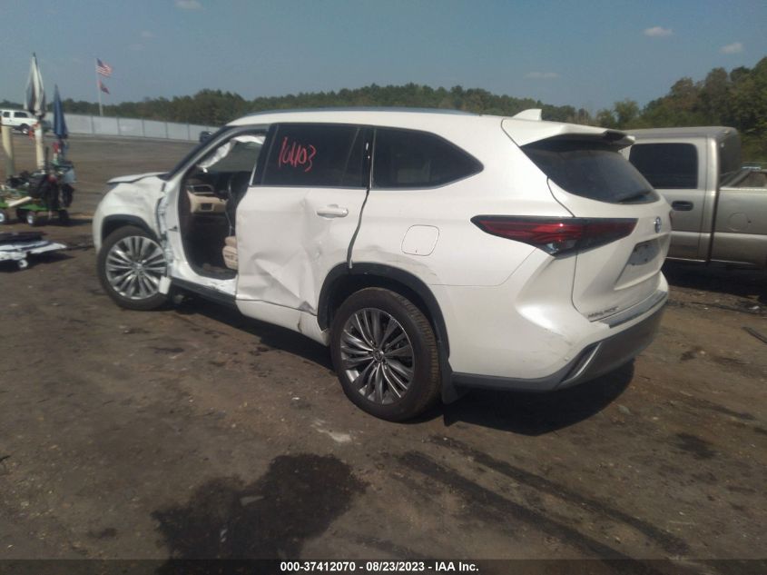 2020 TOYOTA HIGHLANDER HYBRID PLATINUM - 5TDEBRCH4LS010280