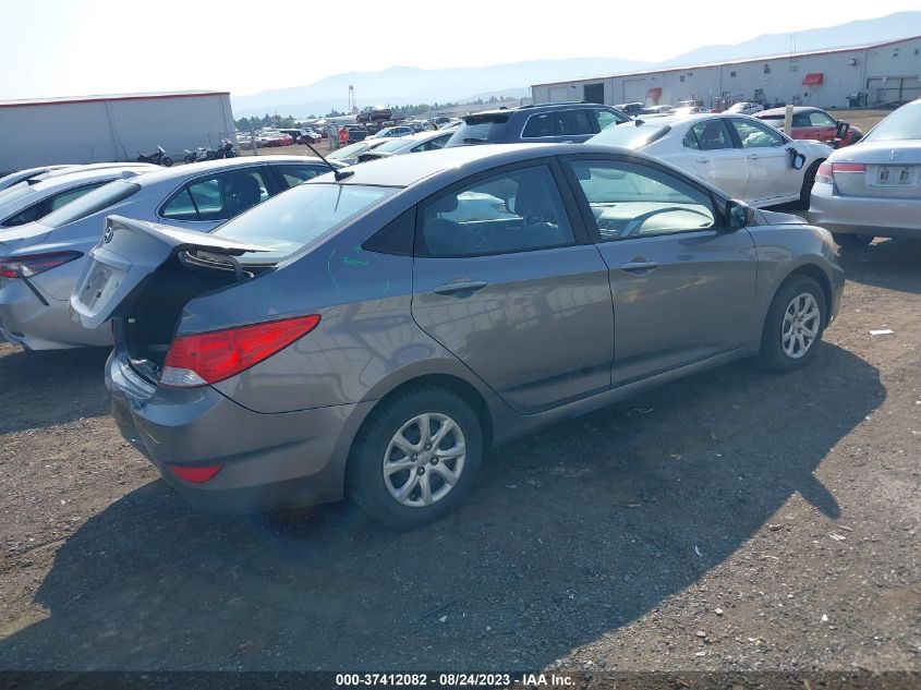 2013 HYUNDAI ACCENT GLS - KMHCT4AE3DU491437