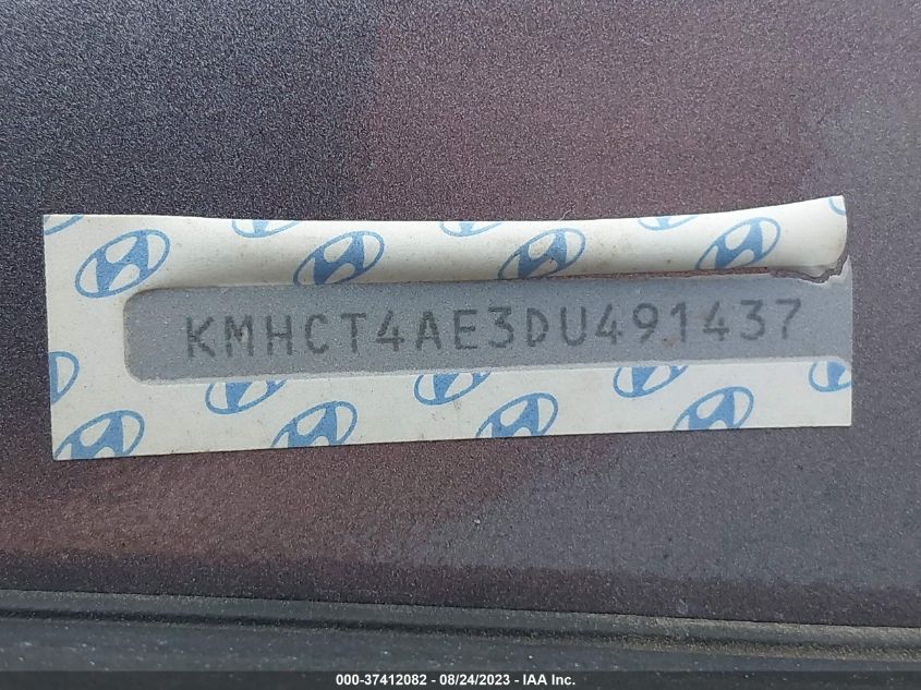 2013 HYUNDAI ACCENT GLS - KMHCT4AE3DU491437