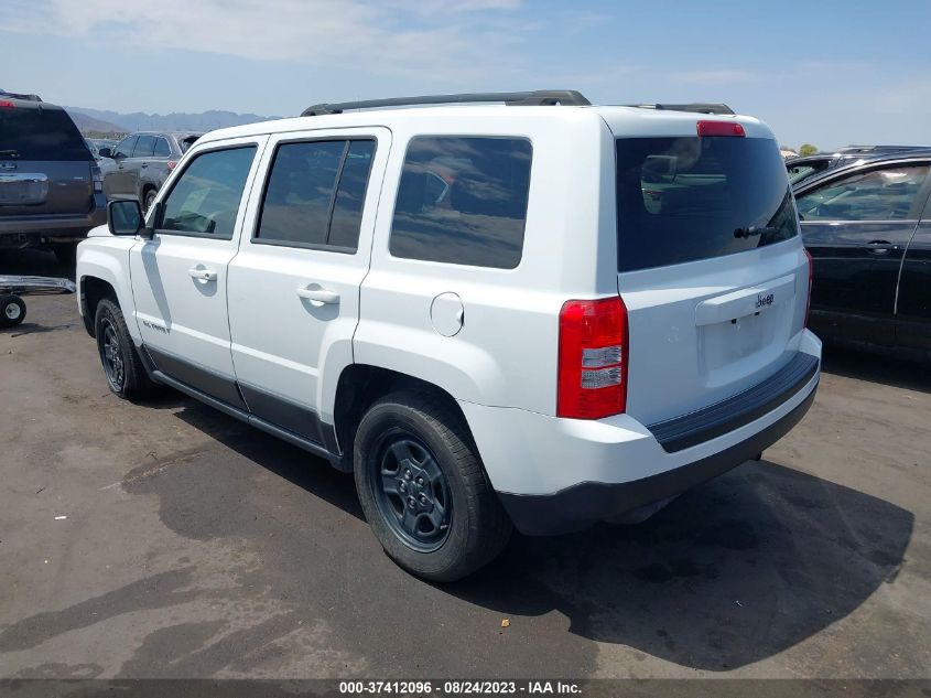 2016 JEEP PATRIOT SPORT - 1C4NJPBA2GD748415