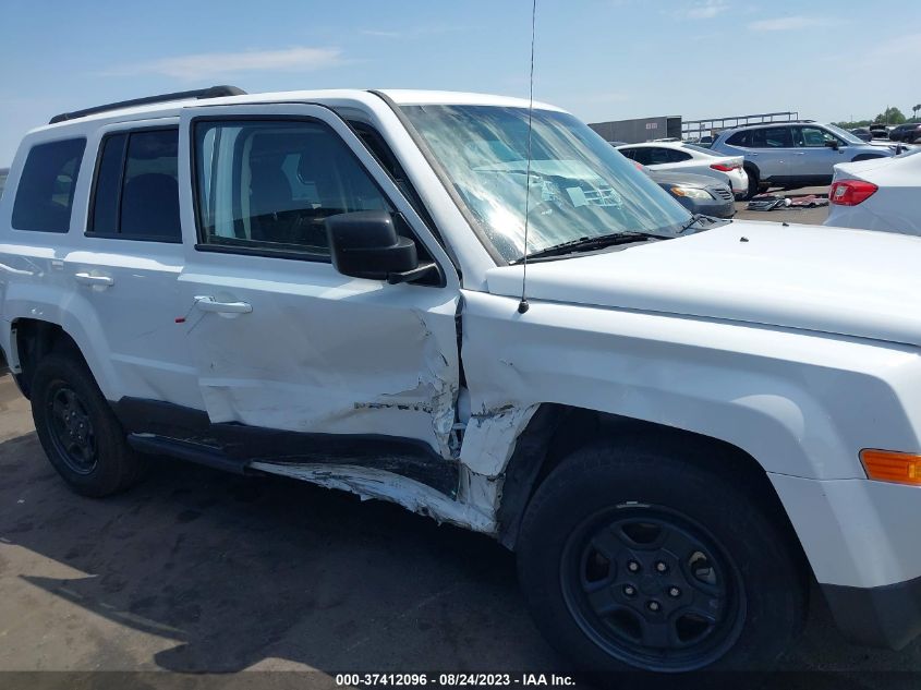 2016 JEEP PATRIOT SPORT - 1C4NJPBA2GD748415