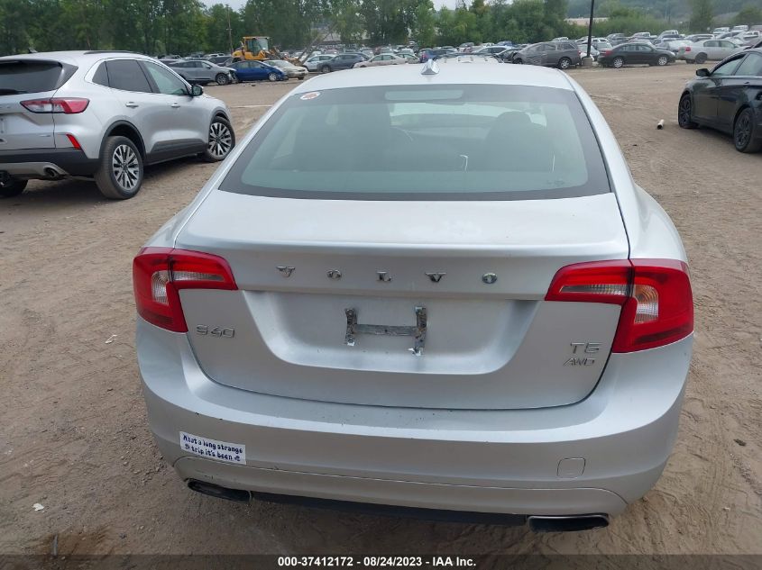 2015 VOLVO S60 T5 PREMIER - YV1612TB7F1314662