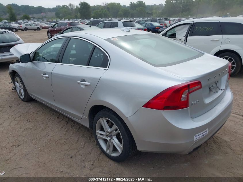 2015 VOLVO S60 T5 PREMIER - YV1612TB7F1314662