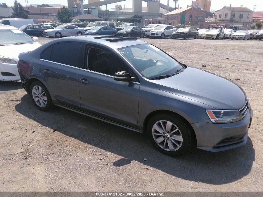 2015 VOLKSWAGEN JETTA SEDAN 1.8T SE W/CONNECTIVITY - 3VWD17AJXFM235037