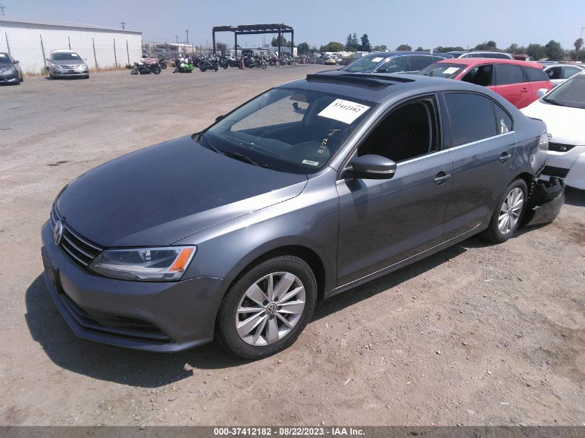 2015 VOLKSWAGEN JETTA SEDAN 1.8T SE W/CONNECTIVITY - 3VWD17AJXFM235037