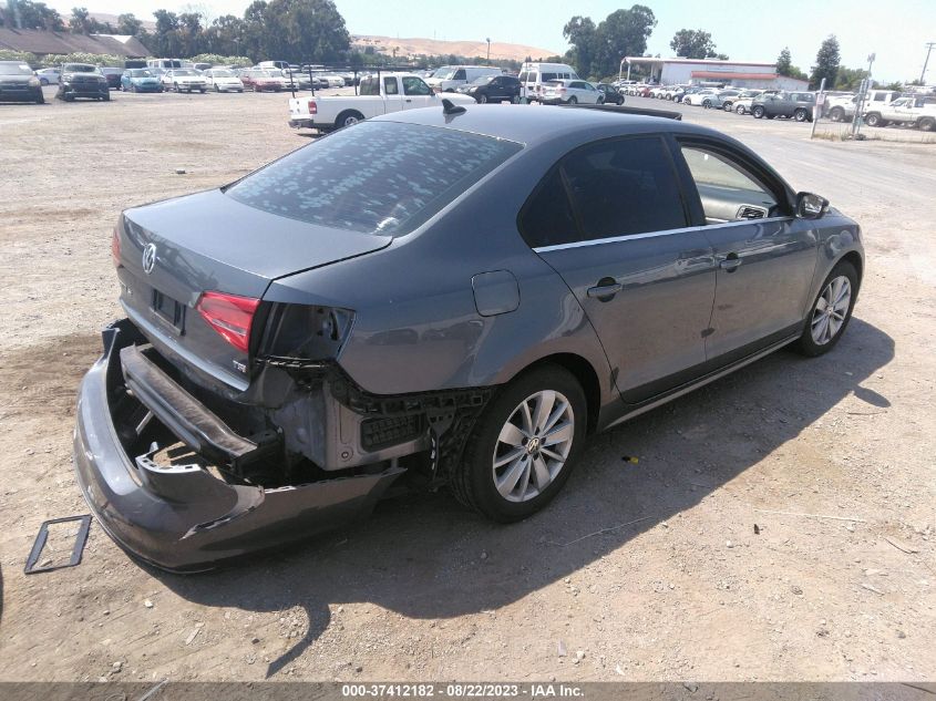 2015 VOLKSWAGEN JETTA SEDAN 1.8T SE W/CONNECTIVITY - 3VWD17AJXFM235037