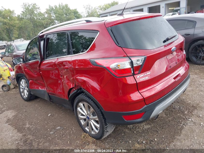 2017 FORD ESCAPE TITANIUM - 1FMCU0JD3HUA92823
