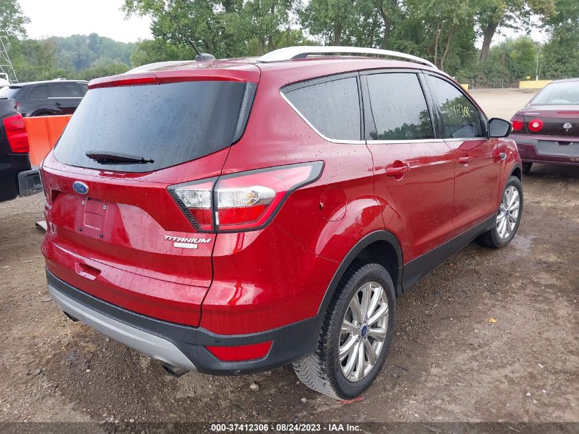 2017 FORD ESCAPE TITANIUM - 1FMCU0JD3HUA92823