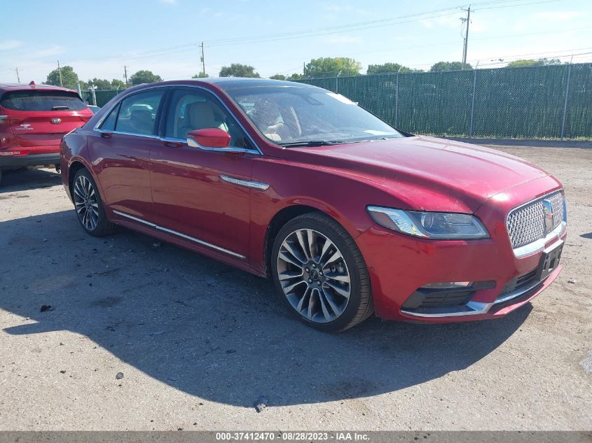 2017 LINCOLN CONTINENTAL RESERVE - 1LN6L9RP3H5617053