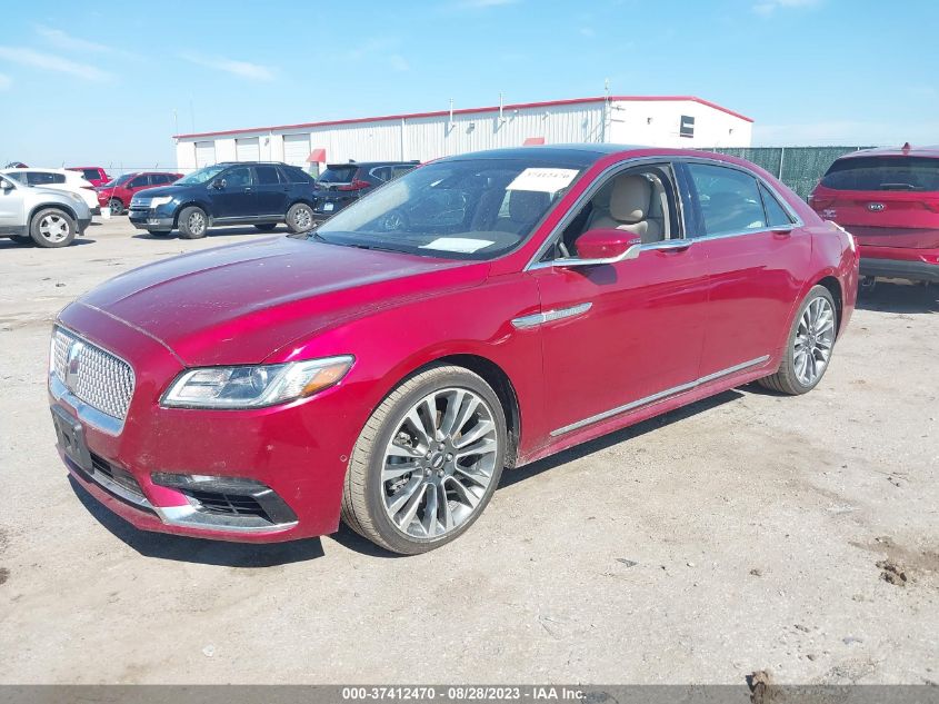 2017 LINCOLN CONTINENTAL RESERVE - 1LN6L9RP3H5617053