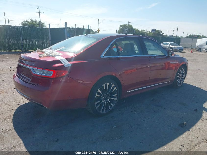 2017 LINCOLN CONTINENTAL RESERVE - 1LN6L9RP3H5617053