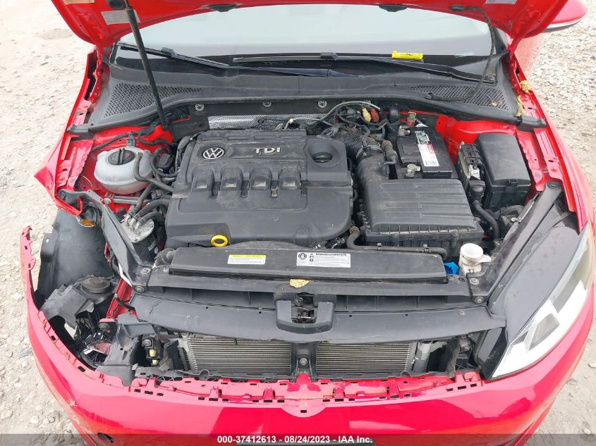 2015 VOLKSWAGEN GOLF TDI S - 3VW2A7AU3FM058459