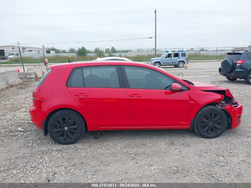 2015 VOLKSWAGEN GOLF TDI S - 3VW2A7AU3FM058459