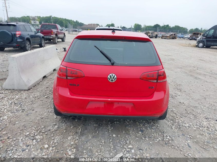 2015 VOLKSWAGEN GOLF TDI S - 3VW2A7AU3FM058459