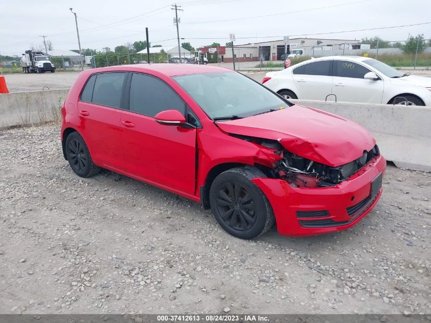 2015 VOLKSWAGEN GOLF TDI S - 3VW2A7AU3FM058459