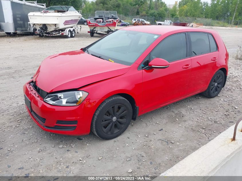 2015 VOLKSWAGEN GOLF TDI S - 3VW2A7AU3FM058459