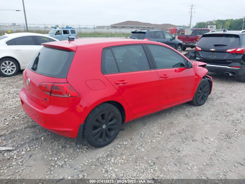 2015 VOLKSWAGEN GOLF TDI S - 3VW2A7AU3FM058459