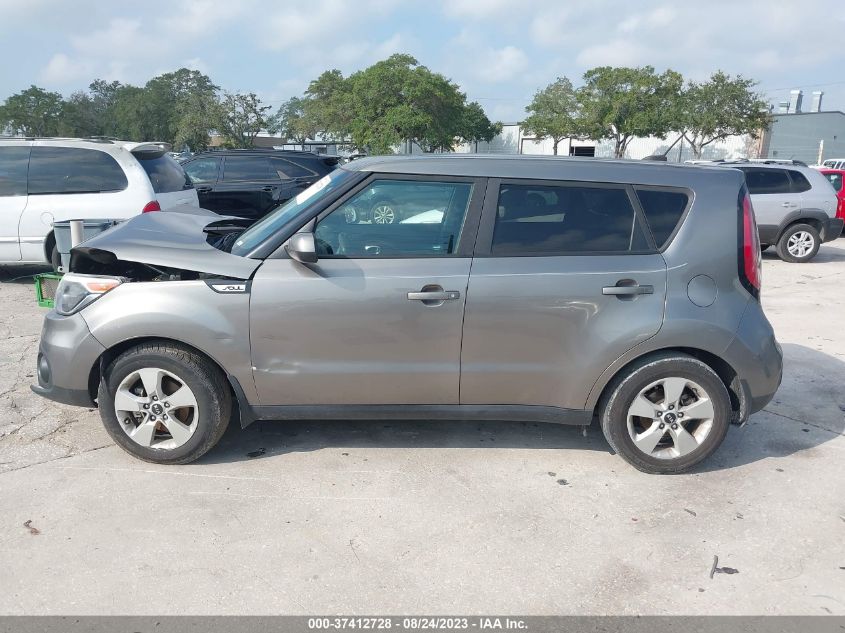 2018 KIA SOUL BASE - KNDJN2A23J7609741