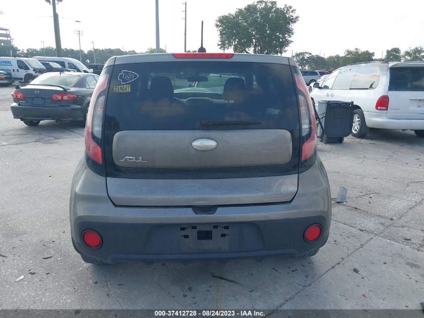 2018 KIA SOUL BASE - KNDJN2A23J7609741