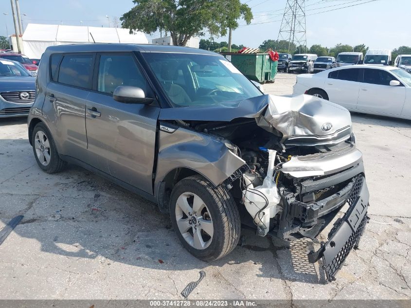 2018 KIA SOUL BASE - KNDJN2A23J7609741