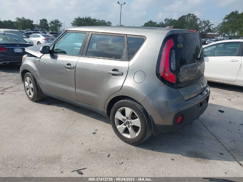 2018 KIA SOUL BASE - KNDJN2A23J7609741