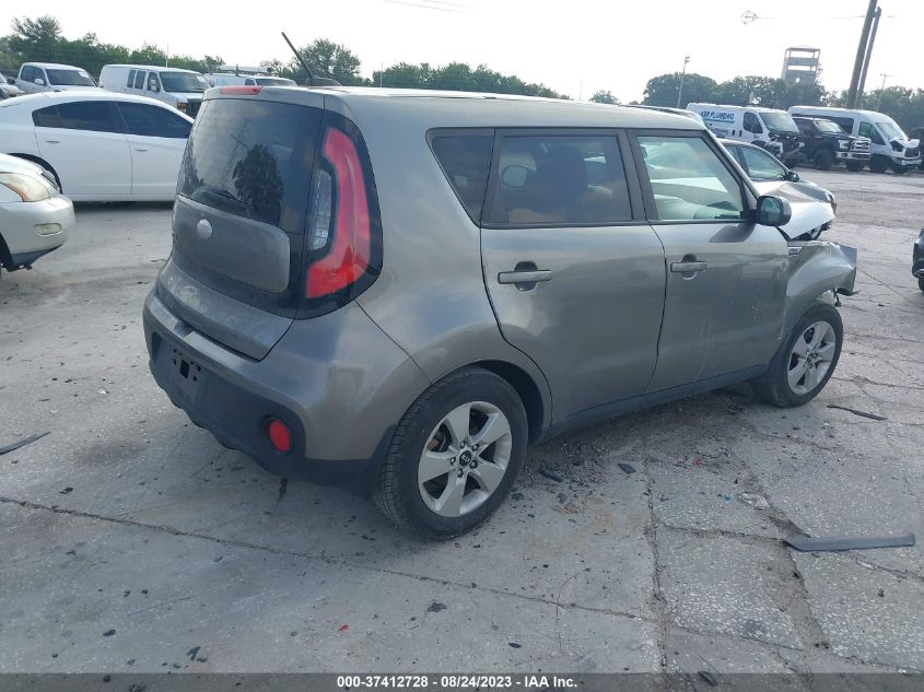 2018 KIA SOUL BASE - KNDJN2A23J7609741