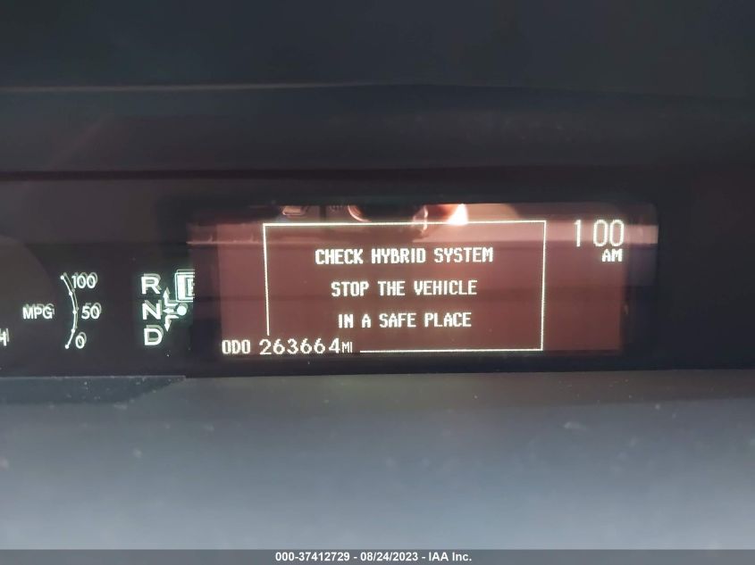 2013 TOYOTA PRIUS ONE/TWO/THREE/FOUR/FIVE - JTDKN3DU7D0339921