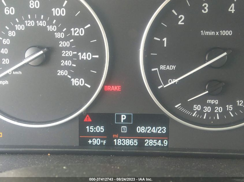 2015 BMW 3 SERIES 320I XDRIVE - WBA3C3C54FK202864