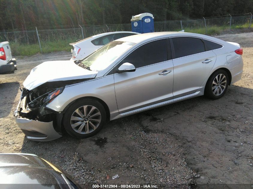 2015 HYUNDAI SONATA 2.4L SPORT - 5NPE34AF3FH218744