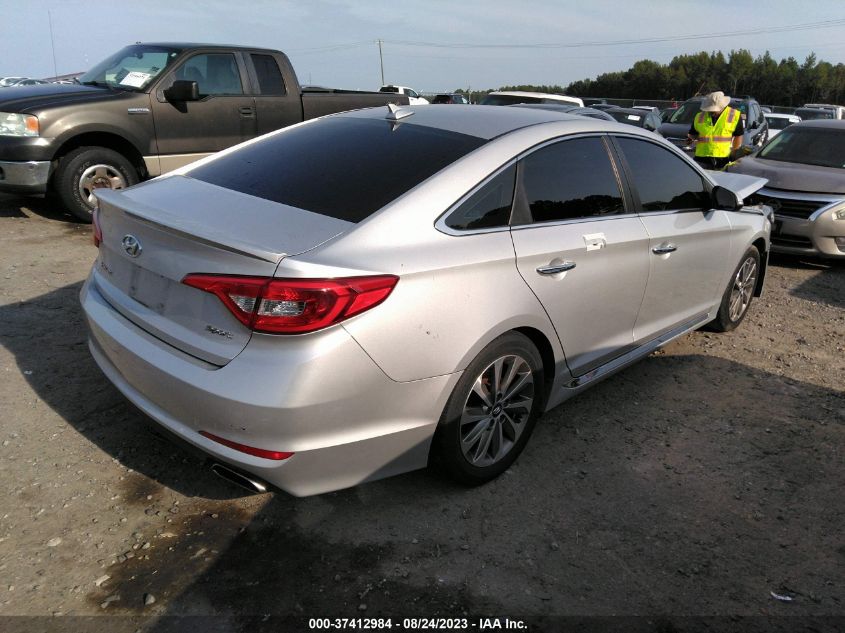 2015 HYUNDAI SONATA 2.4L SPORT - 5NPE34AF3FH218744