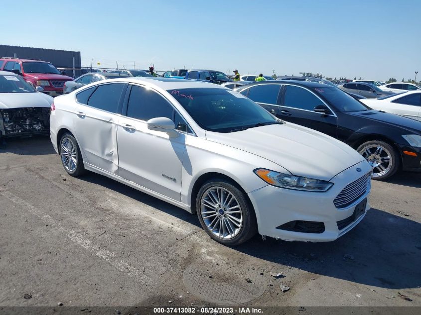 2013 FORD FUSION SE HYBRID - 3FA6P0LUXDR345696