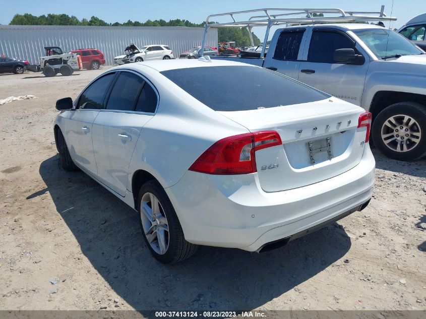 2014 VOLVO S60 T5 - YV1612FS0E2274641