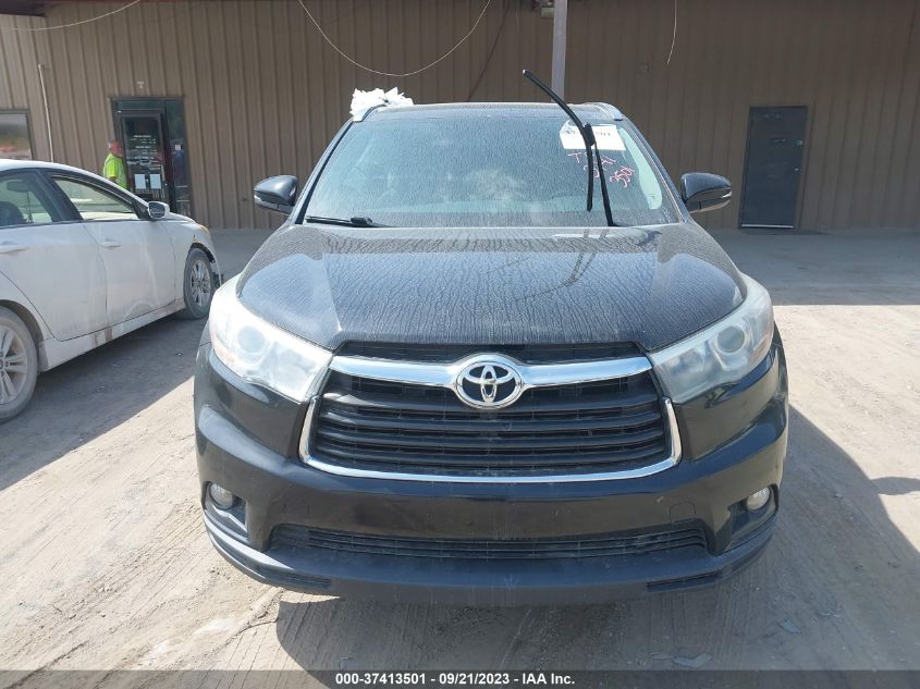 2015 TOYOTA HIGHLANDER XLE - 5TDKKRFH4FS050376