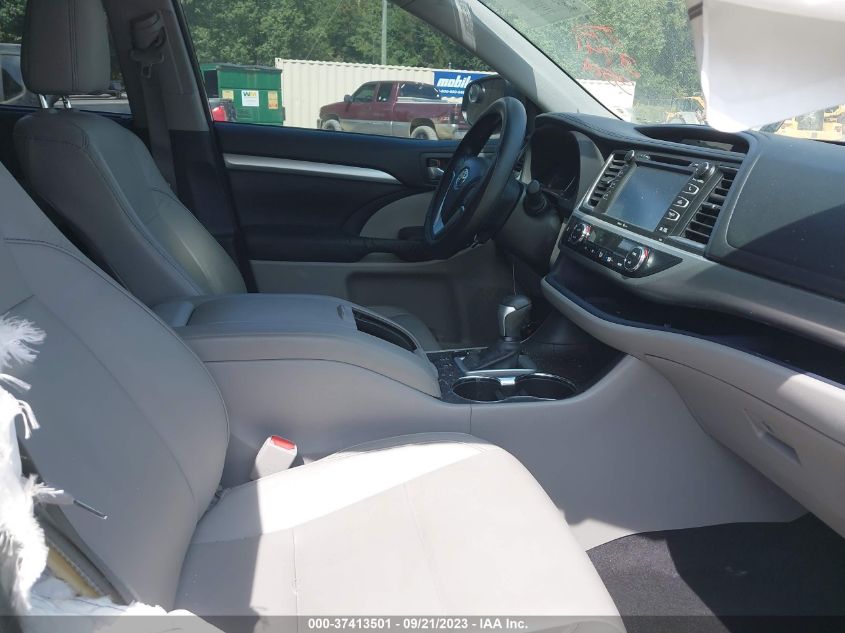 2015 TOYOTA HIGHLANDER XLE - 5TDKKRFH4FS050376