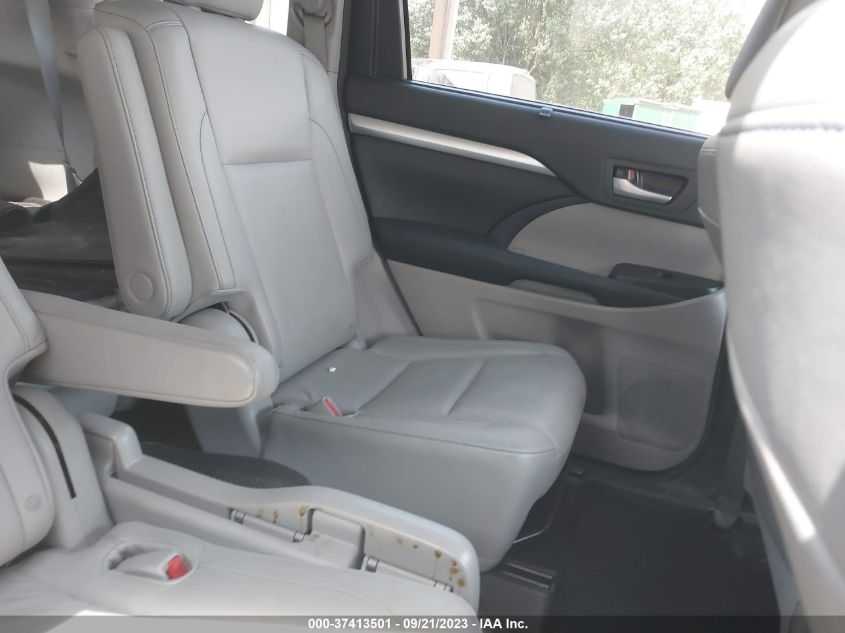 2015 TOYOTA HIGHLANDER XLE - 5TDKKRFH4FS050376