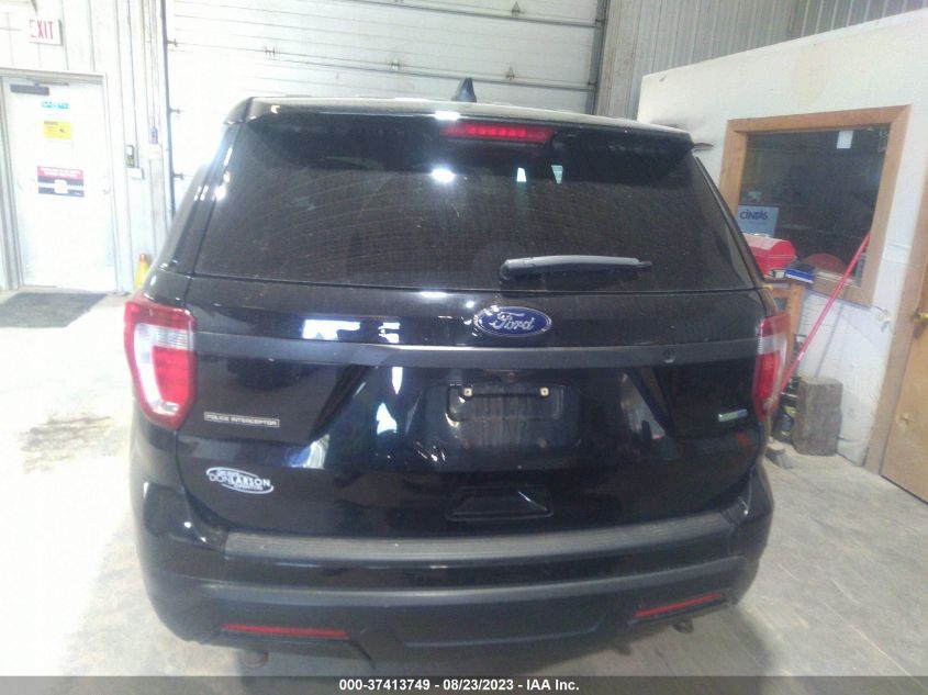 2018 FORD POLICE INTERCEPTOR - 1FM5K8AR8JGB19317