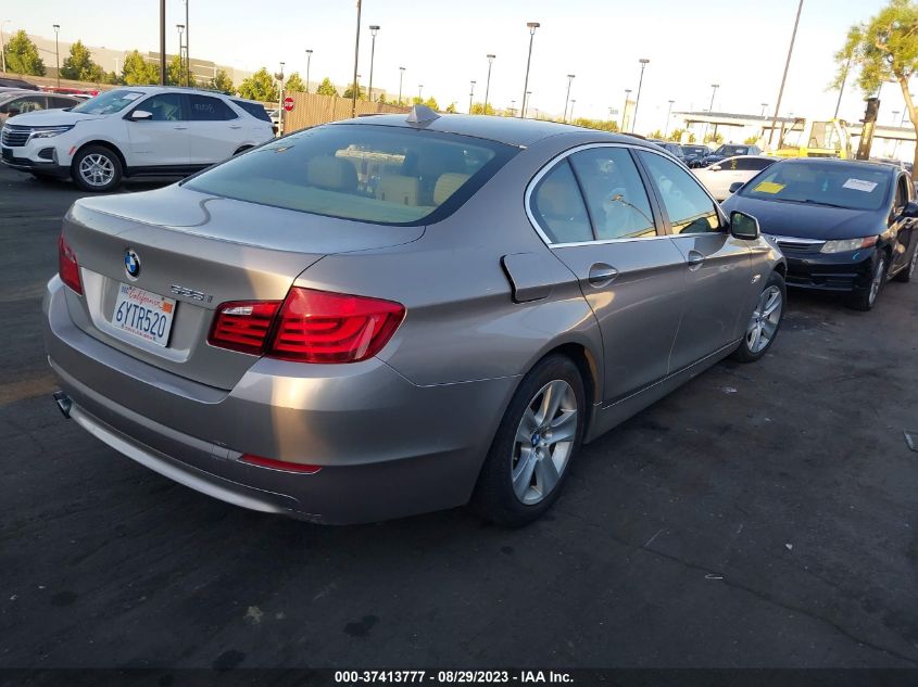 2013 BMW 5 SERIES 528I - WBAXG5C50DDY31265