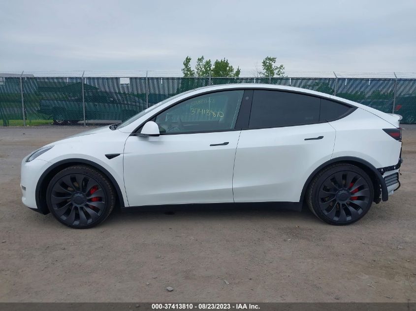 2022 TESLA MODEL Y PERFORMANCE - 7SAYGDEF5NF561003