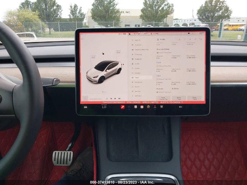 2022 TESLA MODEL Y PERFORMANCE - 7SAYGDEF5NF561003